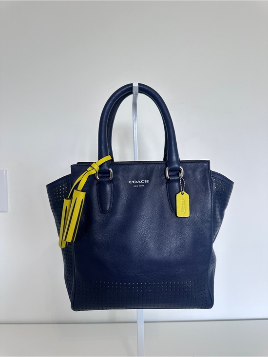 Coach Handbags - Coach Legacy Mini Perforated Tanner